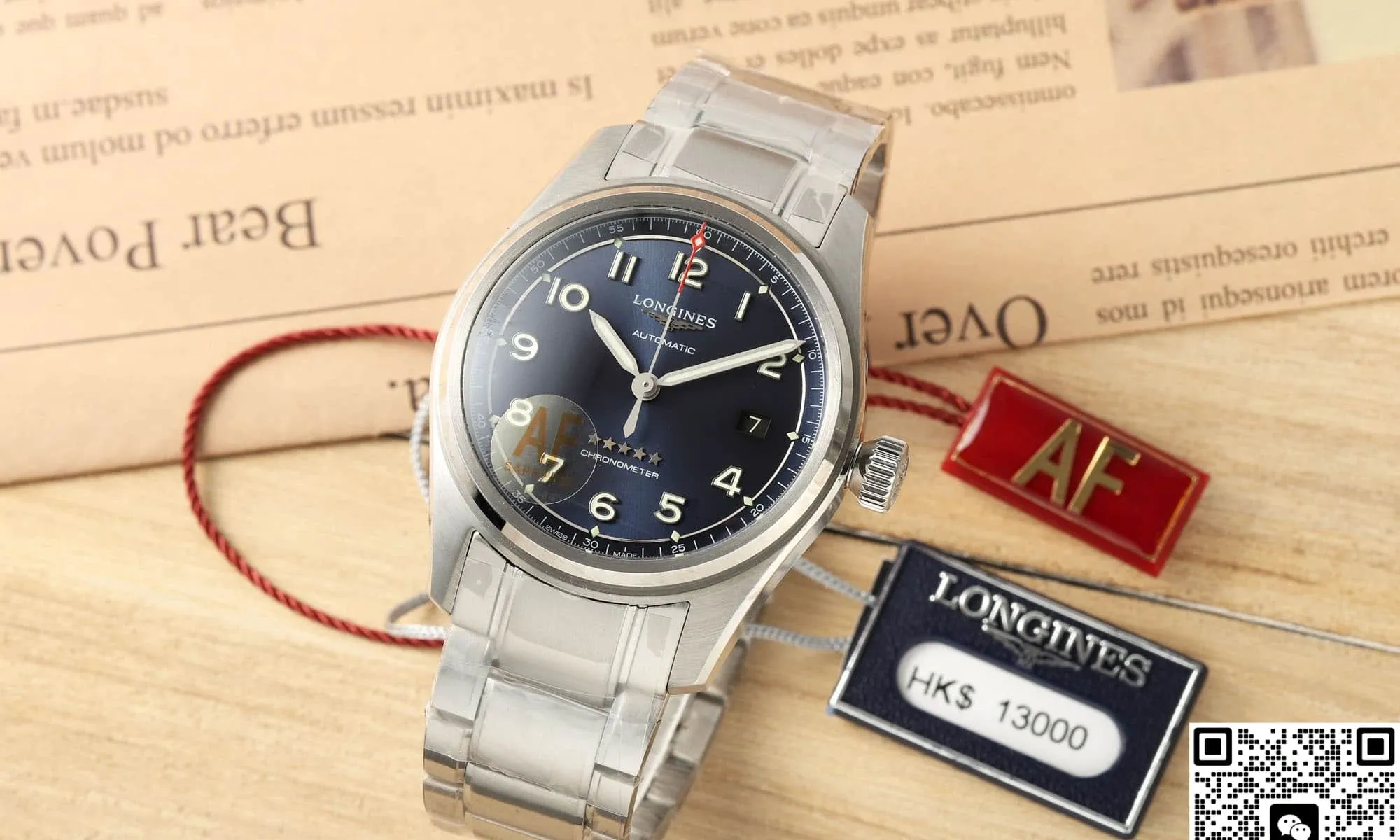AF Factory Longines Spirit L3.810.4.93.6 1:1 Best Edition Replica Watch